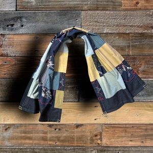 CUSTOM RRL/RL PATCHWORK SCARF (100% UPCYCLED RALPH LAUREN FABRICS)- 1 OF A KIND